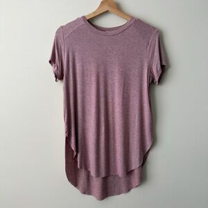 Red and White Short Sleeve Tee